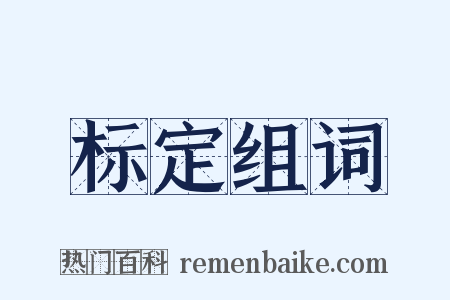 标定组词是什么意思的图片